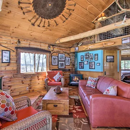 Cabin On Private Island Less Than 6 Mi To Sand Valley Golf